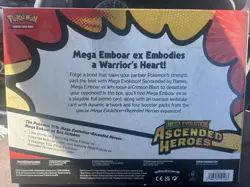 Mega Evolutions Ascended Heroes Mega Emboar Ex Box Pokemon TCG Card Sealed New - Image 2