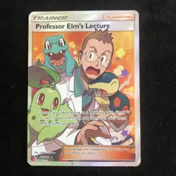 Pokemon Lost Thunder - Professor Elm's Lecture Full Art 213/214 - MP - Image 1