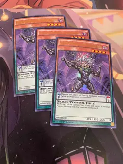YUGIOH - LECTOR PENDULUM THE DRACOVERLORD X3 - ULTRA RARE - NM - 1ST ED - SHVI - Image 1