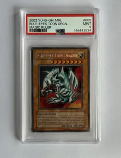 Blue-Eyes Toon Dragon MRL-000 Unlimited Edition PSA 9 Mint Secret Rare 2002 - Image 3
