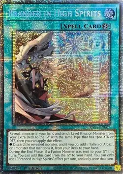 x1 Branded in High Spirits - RA05-EN067 - Starlight Rare - 1st Edition Yu-Gi-Oh! - Image 1