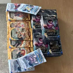 🤩Disney Lorcana BOOSTER PACKS! 63 total! 🔥50whispers 9wilds 4winterspell - Image 2