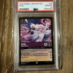 PSA 10 Disney Lorcana Elsa Spirit of Winter 42/204 First Chapter Legendary - Image 1