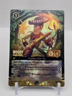 Disney Lorcana EN-12 Woody Toy Story Top 8 Set Championship Foil Promo 54/P3 - Image 1