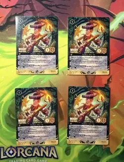 Disney Lorcana Woody, Jungle Guide Non foil Promo 53/P3 playset (4) - Image 1