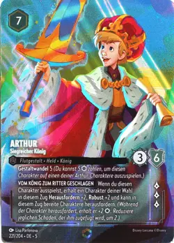 221/204 Disney Lorcana - Himmelsleuchten (TCG) - Deutsch- E Holo/Foil NM - Image 1