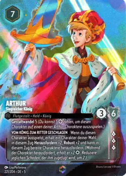 221/204 Disney Lorcana - Himmelsleuchten (TCG) - Deutsch- E Holo/Foil NM - Image 2