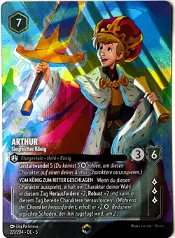 221/204 Disney Lorcana - Himmelsleuchten (TCG) - Deutsch- E Holo/Foil NM - Image 3