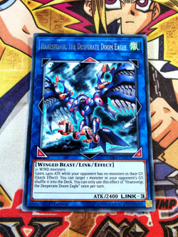 Hraesvelgr, Desperate Doom Eagle rira-en082 1st Edition (NM+) Rare Yu-Gi-Oh! - Image 1