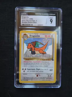 Dragonite (1999) #5 Black Star Promo CGC MINT 9 - Image 2