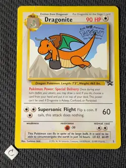 Dragonite 5 Stamped Movie Promo Pokemon TCG DMG - Image 1