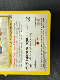 Dragonite 5 Stamped Movie Promo Pokemon TCG DMG - Image 5
