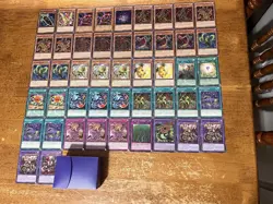 Yugioh Preda Plant Deck Comes Sleeved And Deck Box Lot 54 - Image 1