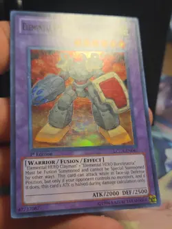 Yu-Gi-Oh Elemental Hero Rampart Blaster LCGX-EN047 Super Rare 1st Edition MP - Image 3