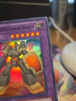 Yu-Gi-Oh Elemental Hero Rampart Blaster LCGX-EN047 Super Rare 1st Edition MP - Image 5