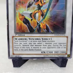Yugioh Junk Archer DP09-EN016 Ultra Rare 1st Edition - Image 4