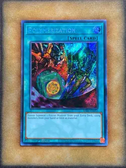 Yugioh Polymerization RA03-EN051 Secret Rare Alt Art 1st Ed NM - Image 1