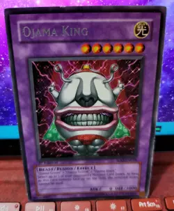 YUGIOH OJAMA KING SOD 1ST EDITION RARE LIGHT PLAYED - Image 1