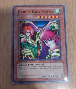 1st Edition Harpie Lady Sisters SD8-EN007 YuGiOh card (LP) - Image 2