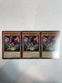 yugioh danger! thunderbird! common 3x sr13-en019 playset SR13 - Image 1