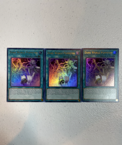 yugioh dark world puppetry ultra rare 3x sr13-en025 playset SR13 - Image 1