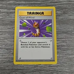 Shadowless Gust of Wind Base Set 1999 93/102 Pokemon TCG Card - Image 1