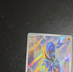 Pokemon Card Sawk 130/086 White Flare Illustration Rare NM - Image 5