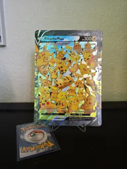 JUMBO Pikachu V Union Card SWSH141 Oversized Promo Pokemon Celebrations 25th NM - Image 1