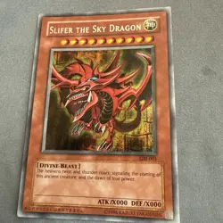 Yu-Gi-Oh Slifer the Sky Dragon GBI-001 Secret Rare Promo Near MINT English n158 - Image 1