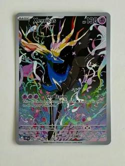 Pokemon Xerneas 091/086 Chaos Rising Holo Rare English Card NM - Image 1