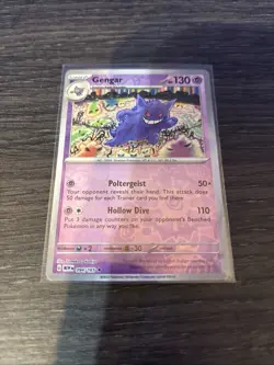 Pokemon Card Gengar Pokemon 151 Reverse Holo Rare 094/165 Near Mint - Image 1