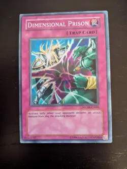 Yu-Gi-Oh! TCG Dimension Prison WC08-EN003 Super Rare NM Unlimited Edition - Image 1
