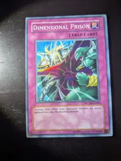 Yu-Gi-Oh! TCG Dimension Prison WC08-EN003 Super Rare NM Unlimited Edition - Image 3