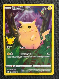 Pikachu 005/025 Holo Rare Celebrations Pokemon Near Mint - Image 1
