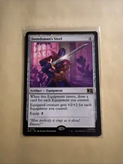 MTG Swordsman’s Steel MSC 0752 R NM Regular - Image 1