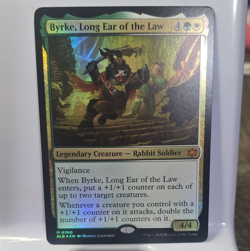 Wizards of the Coast MTG Byrke, Long Ear of the Law Foil Mythic 0380 - Image 1