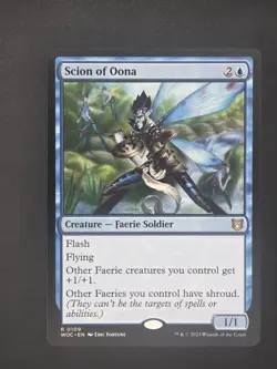 MAGIC: THE GATHERING SCION OF OONA 109 RARE COMMANDER: WILDS OF ELDRAINE NM - Image 2