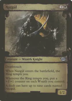 MTG Nazgul (0724) *Foil* Showcase Scrolls Lord of the Rings LOTR MT/NM Free Ship - Image 1
