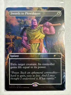 PSA Promo Swords to Plowshares – Thanos Variant | MTG Magic the Gathering | May - Image 1