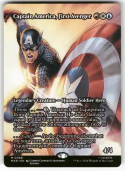 Captain America, First Avenger 88 Marvel Universe Eternal-Legal MTG NM - Image 1