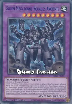 Yu-Gi-Oh ! Golem Megatonne Rouages Ancients LDS1-FR088 VF/ULTRA (couleur) - Image 1