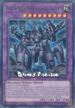 Yu-Gi-Oh ! Golem Megatonne Rouages Ancients LDS1-FR088 VF/ULTRA (couleur) - Image 2