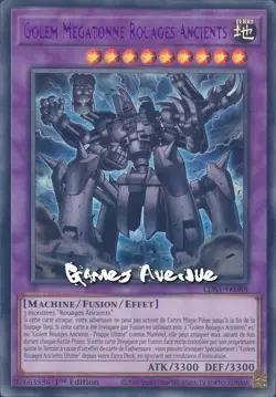 Yu-Gi-Oh ! Golem Megatonne Rouages Ancients LDS1-FR088 VF/ULTRA (couleur) - Image 3