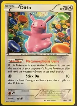 Pokemon TCG Ditto Holo XY40 - XY Black Star Promos [VLP] - Image 1
