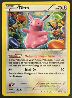 Pokemon TCG Ditto Holo XY40 - XY Black Star Promos [VLP] - Image 2