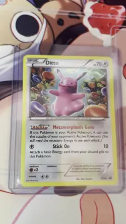 Pokemon TCG XY Black Star Promos Ditto Holo XY40 Near Mint - Image 2