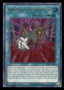 Yugioh Seven Cities of the Golden Land #BLVO-EN062 Blazing Vortex LP - Image 1