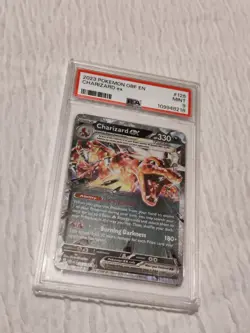 2023 Pokemon OBF EN-Obsidian Flames #125 Charizard EX PSA 9 - Image 1