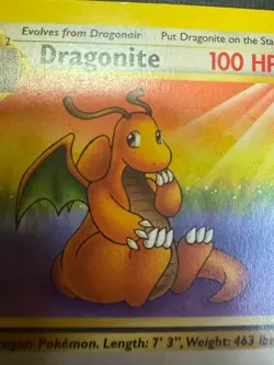 Pokemon Dragonite 1st Edition Fossil Non Holo - Image 3