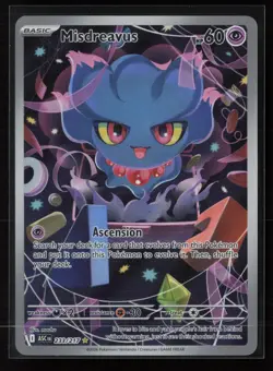 Misdreavus 233/217 Illustration Rare Ascended Heroes Pokemon Holo - Image 1